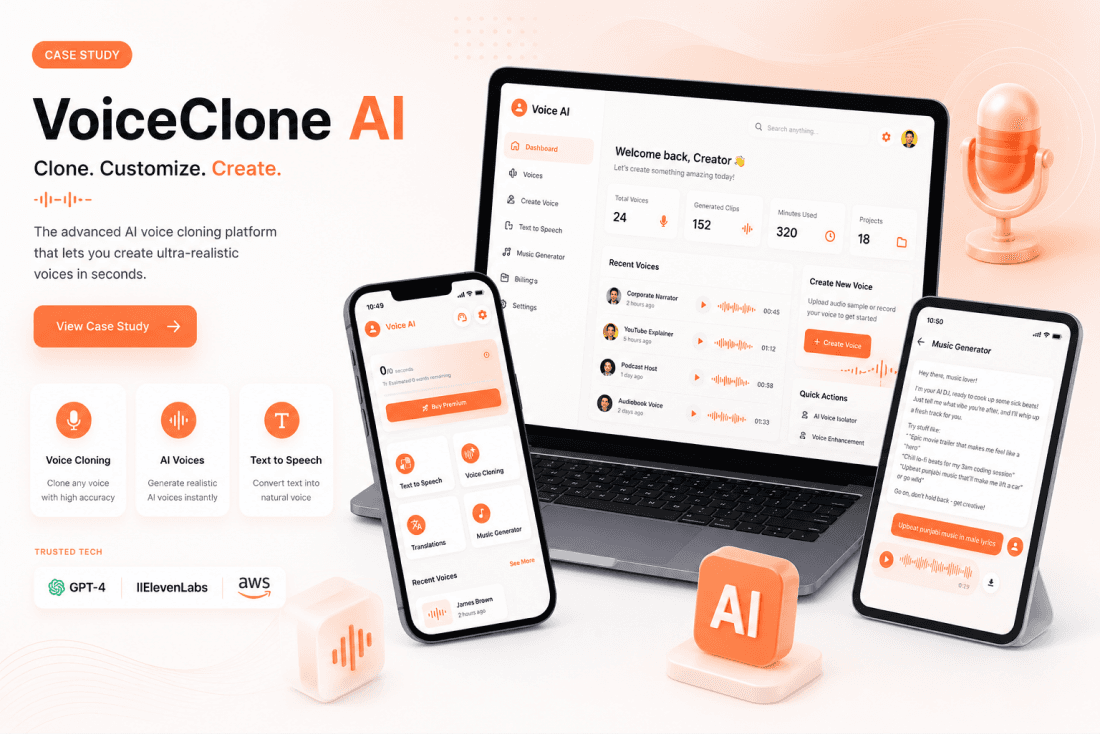 VoiceClone AI preview